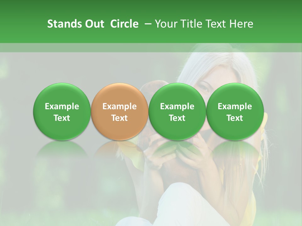 Mammal Person Sitting PowerPoint Template