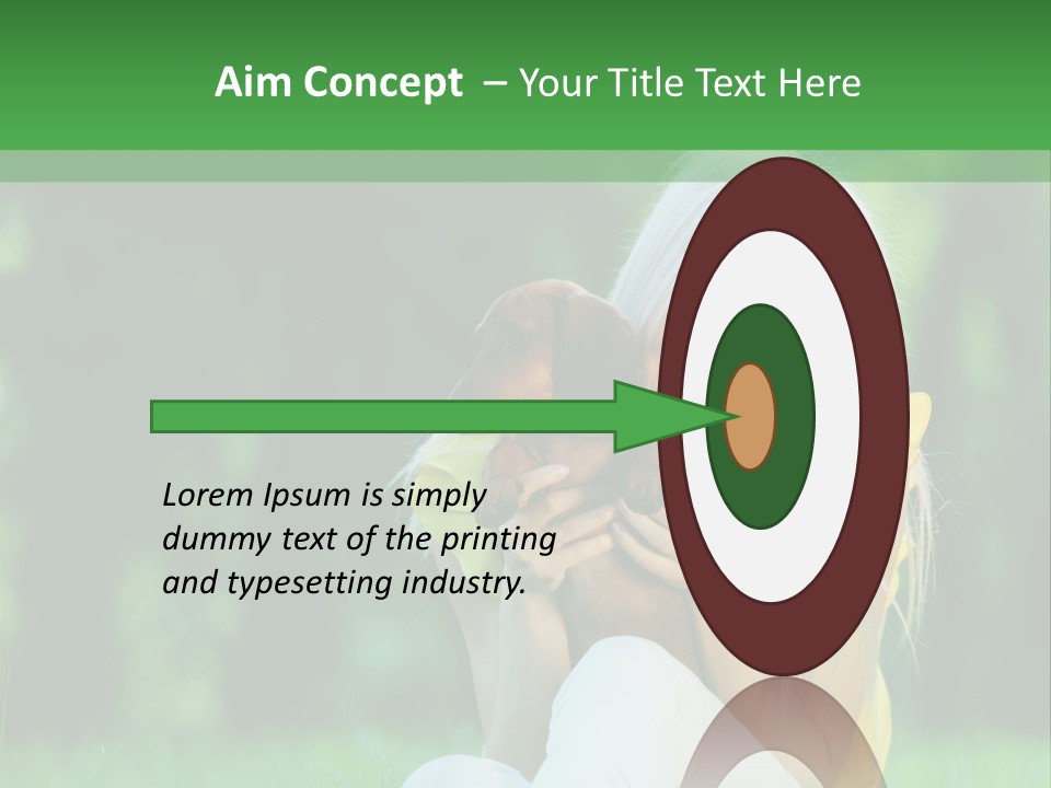 Mammal Person Sitting PowerPoint Template