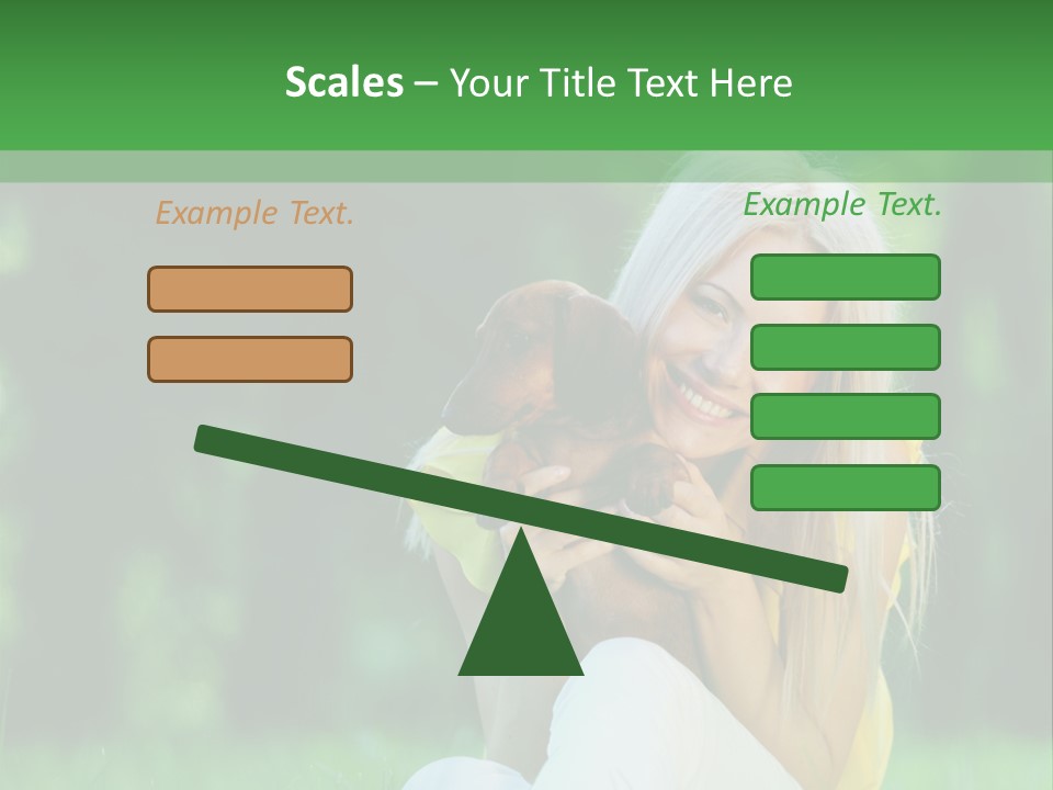 Mammal Person Sitting PowerPoint Template