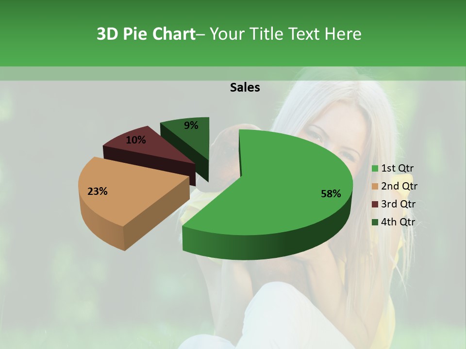 Mammal Person Sitting PowerPoint Template
