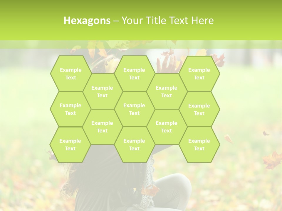 Pretty Background Leaf PowerPoint Template