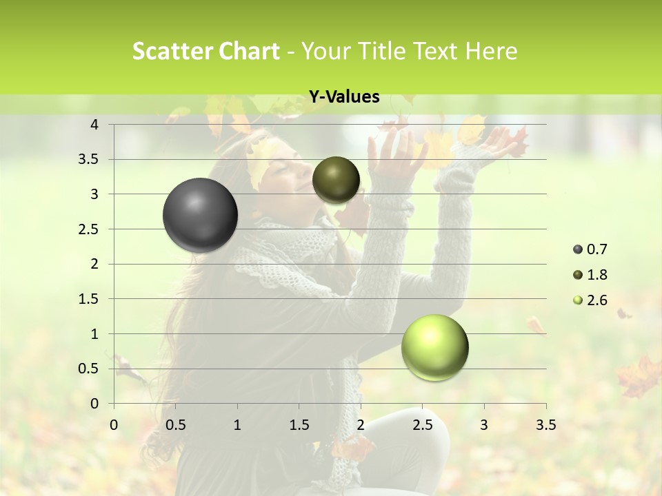 Pretty Background Leaf PowerPoint Template