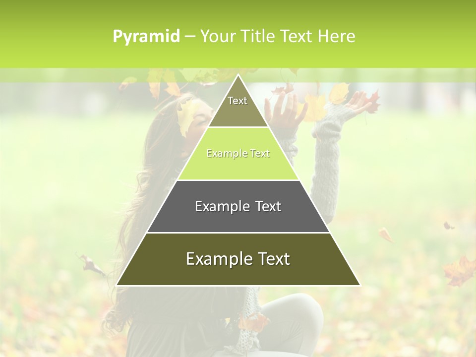 Pretty Background Leaf PowerPoint Template