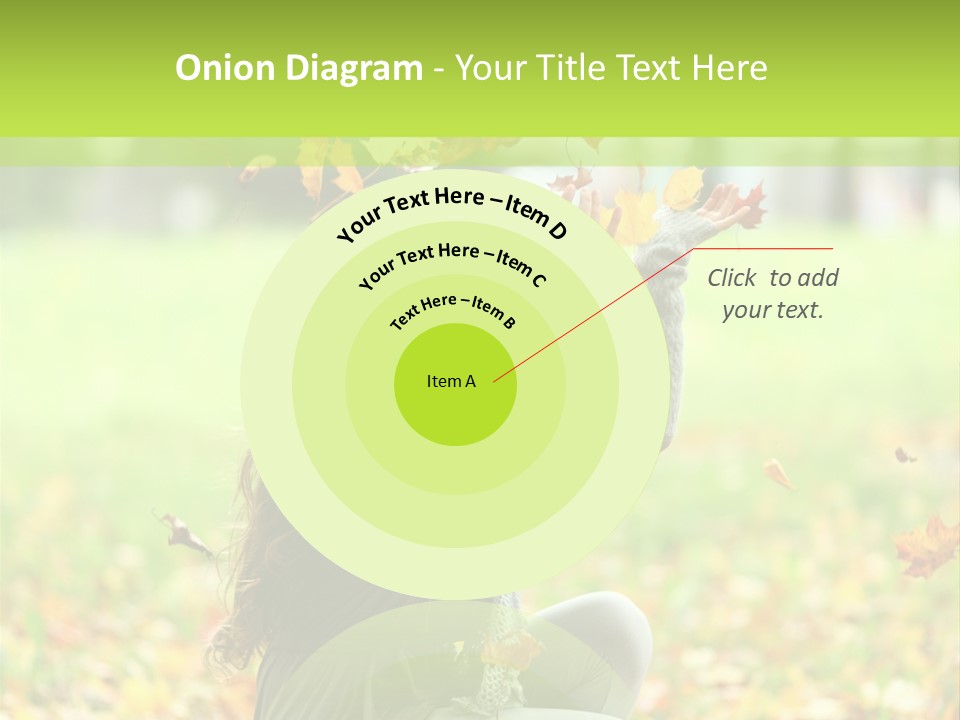 Pretty Background Leaf PowerPoint Template