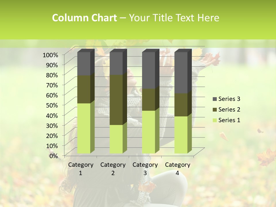 Pretty Background Leaf PowerPoint Template