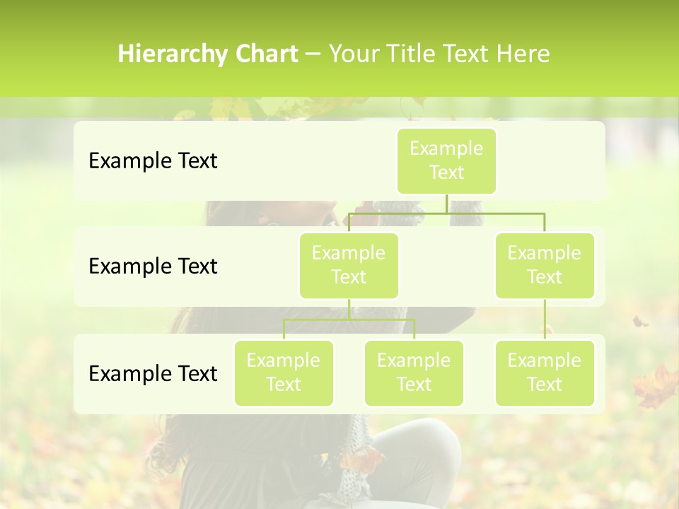 Pretty Background Leaf PowerPoint Template