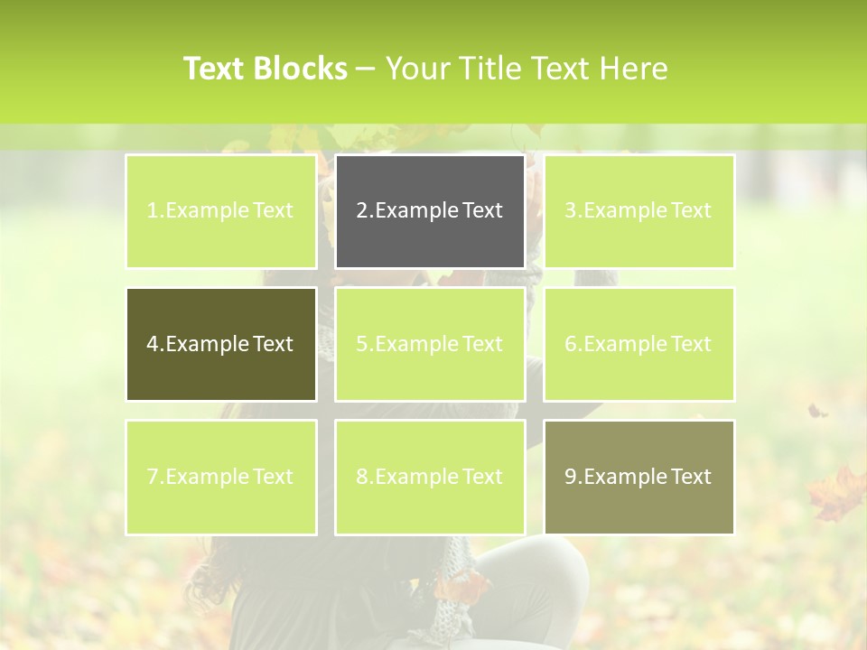 Pretty Background Leaf PowerPoint Template