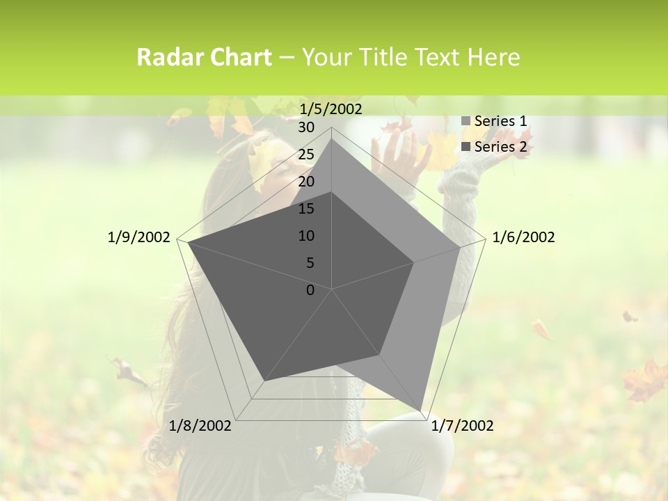 Pretty Background Leaf PowerPoint Template