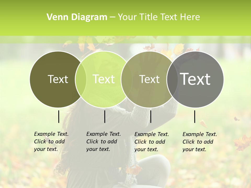Pretty Background Leaf PowerPoint Template