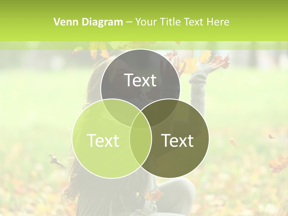 Pretty Background Leaf PowerPoint Template