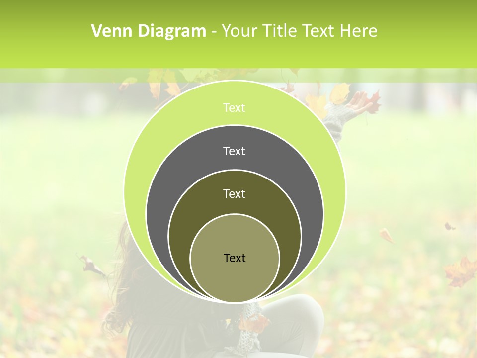 Pretty Background Leaf PowerPoint Template