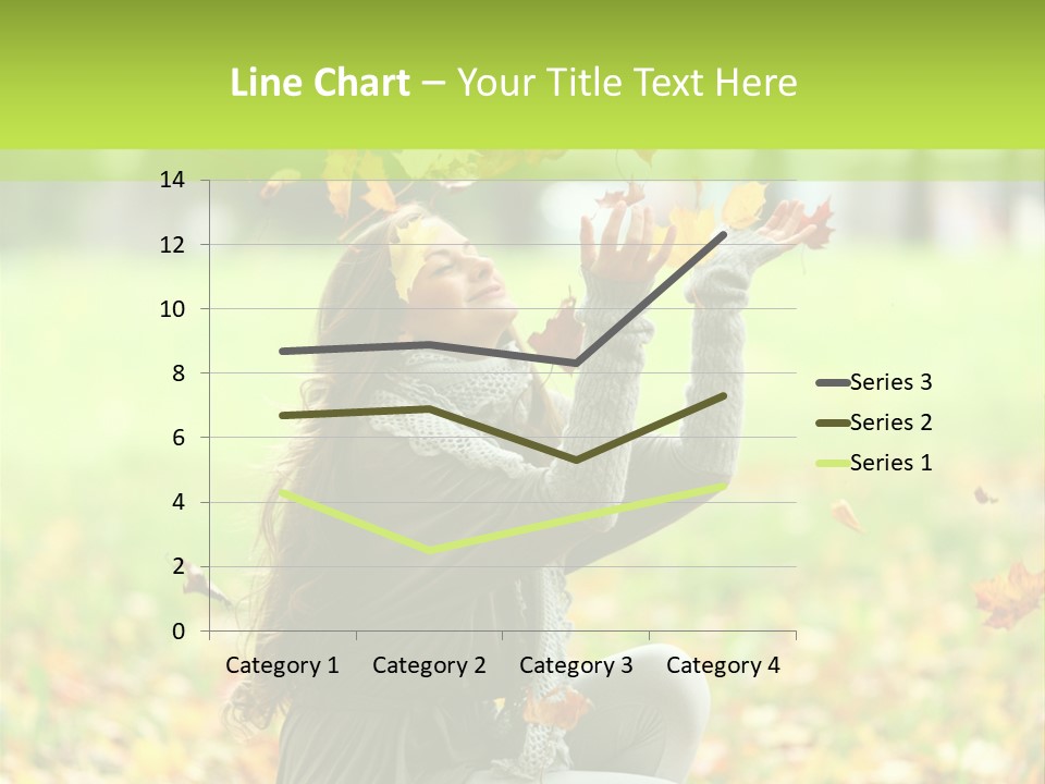 Pretty Background Leaf PowerPoint Template