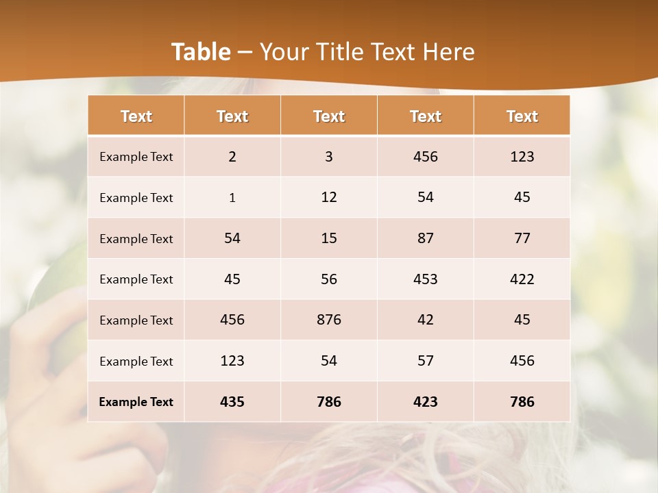 Face Dream  PowerPoint Template