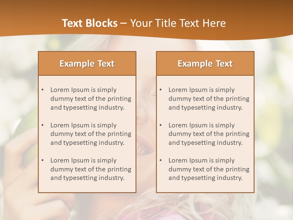 Face Dream  PowerPoint Template