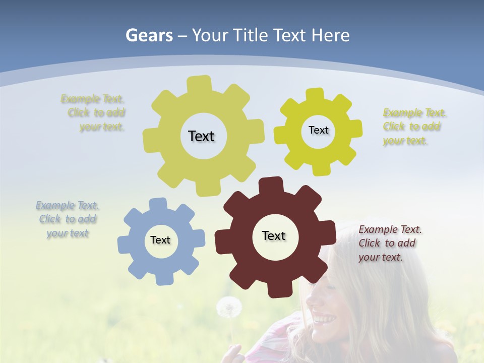 Human Color Light PowerPoint Template