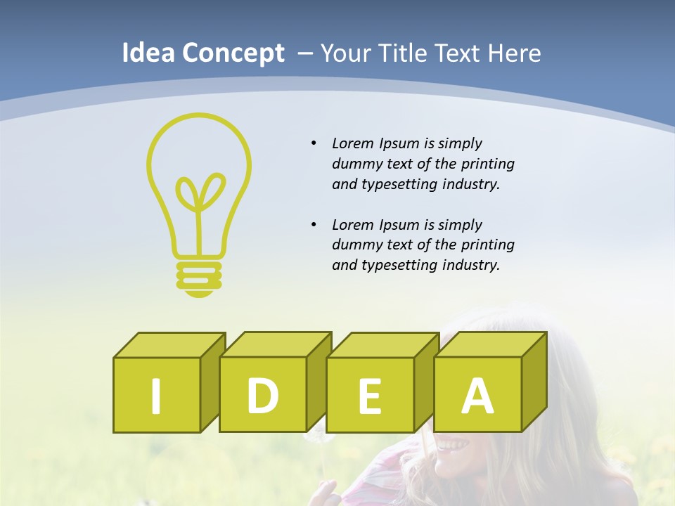 Human Color Light PowerPoint Template