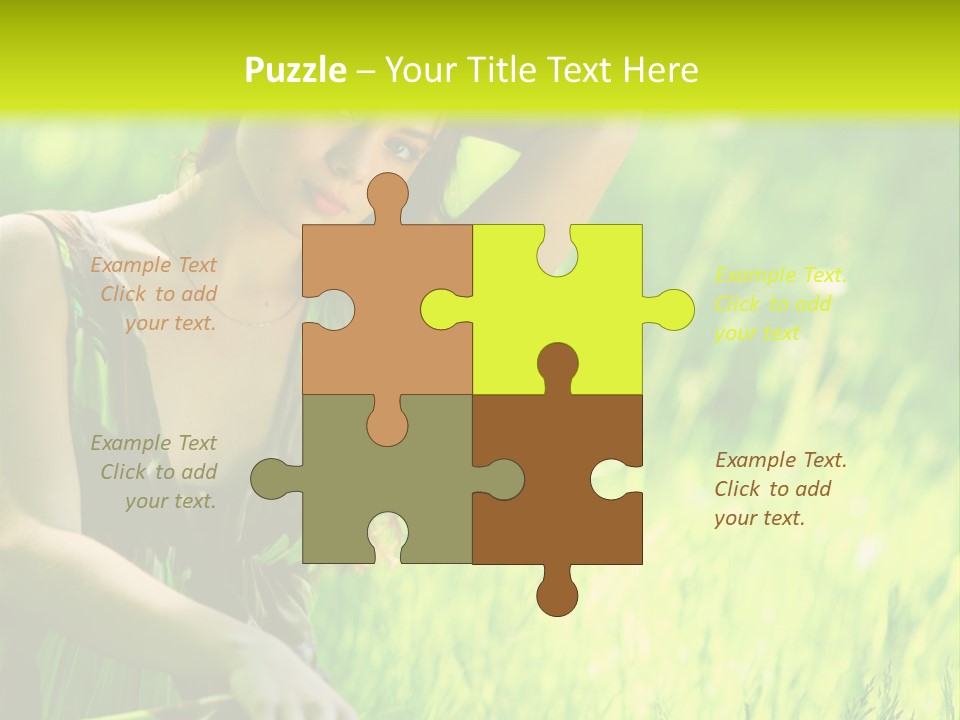 Young  Seductive PowerPoint Template