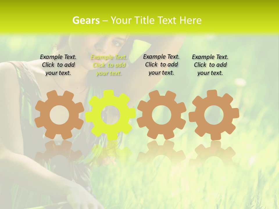 Young  Seductive PowerPoint Template