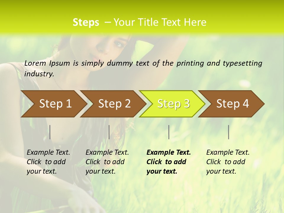 Young  Seductive PowerPoint Template