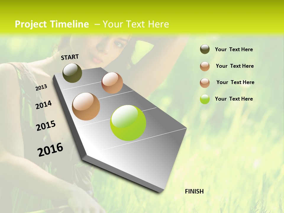 Young  Seductive PowerPoint Template