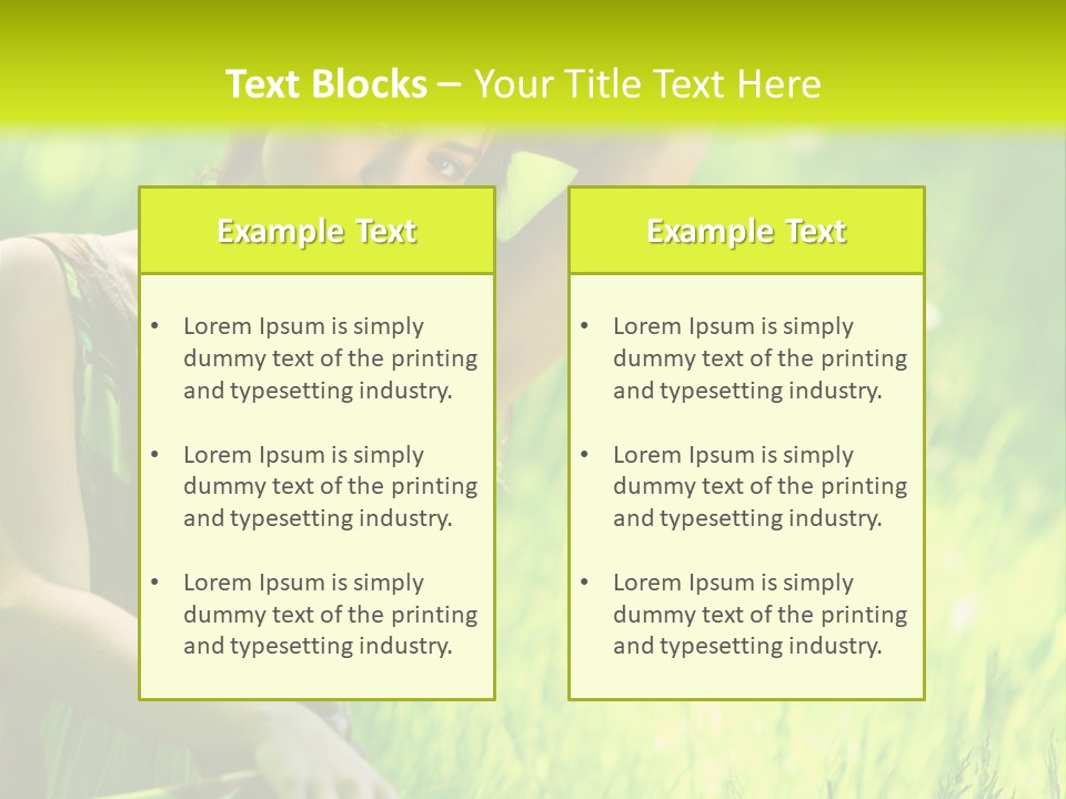 Young  Seductive PowerPoint Template