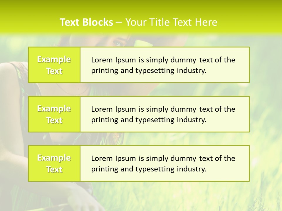 Young  Seductive PowerPoint Template
