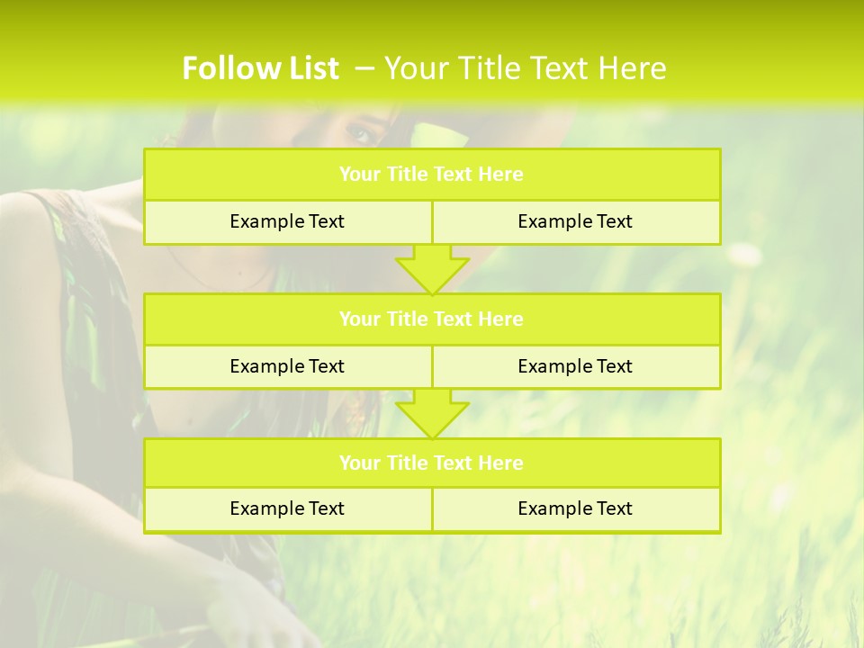Young  Seductive PowerPoint Template
