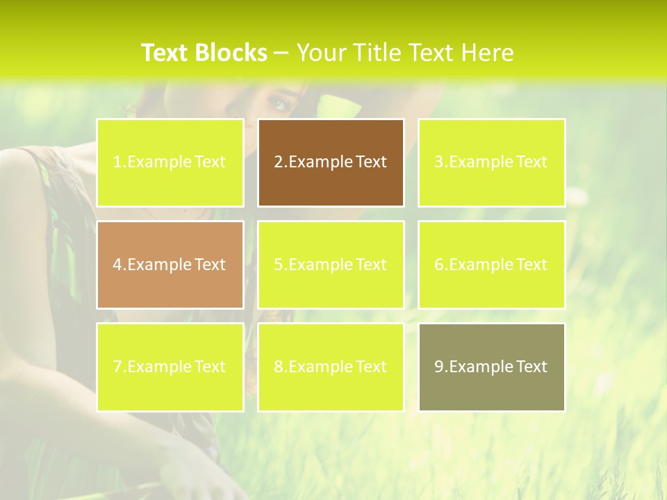 Young  Seductive PowerPoint Template