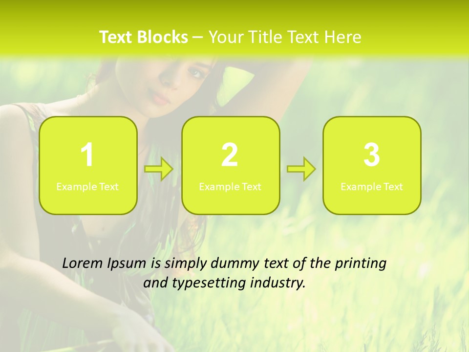 Young  Seductive PowerPoint Template