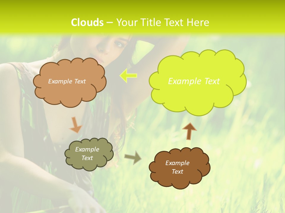 Young  Seductive PowerPoint Template