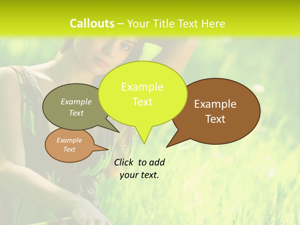 Young  Seductive PowerPoint Template