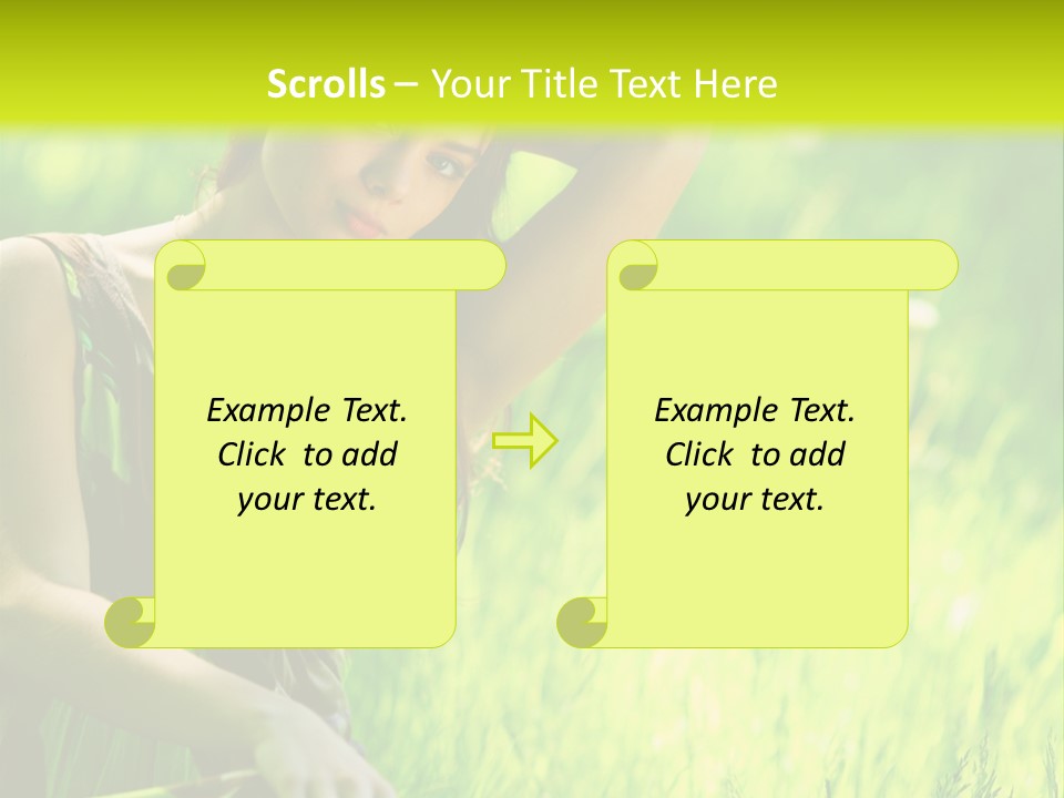 Young  Seductive PowerPoint Template