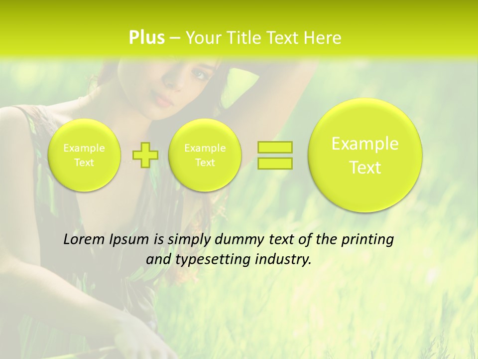 Young  Seductive PowerPoint Template