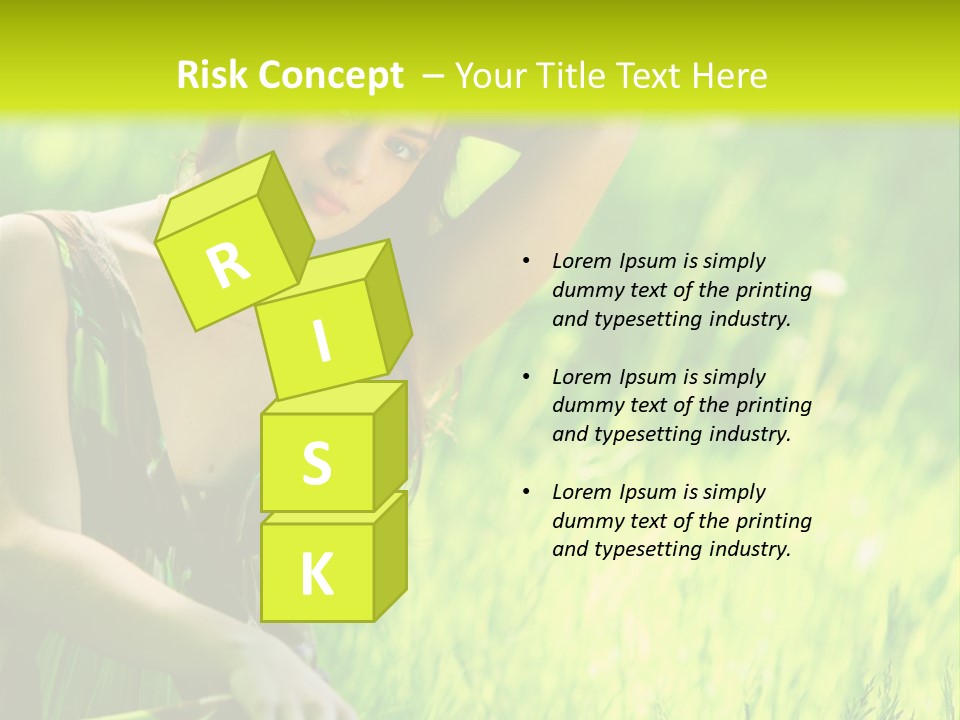 Young  Seductive PowerPoint Template