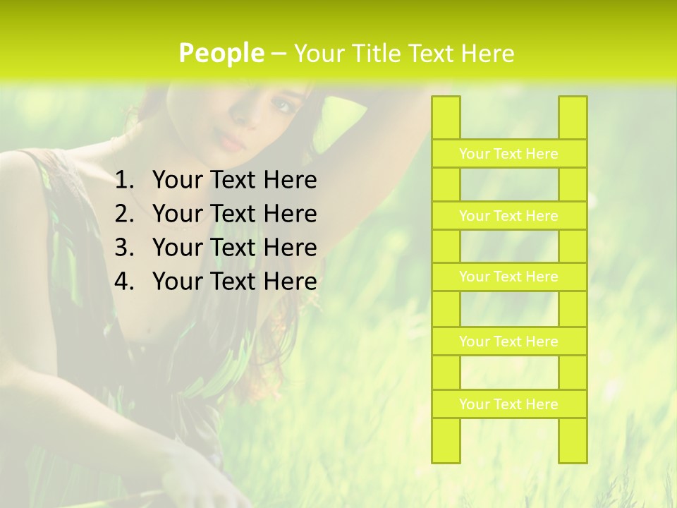 Young  Seductive PowerPoint Template