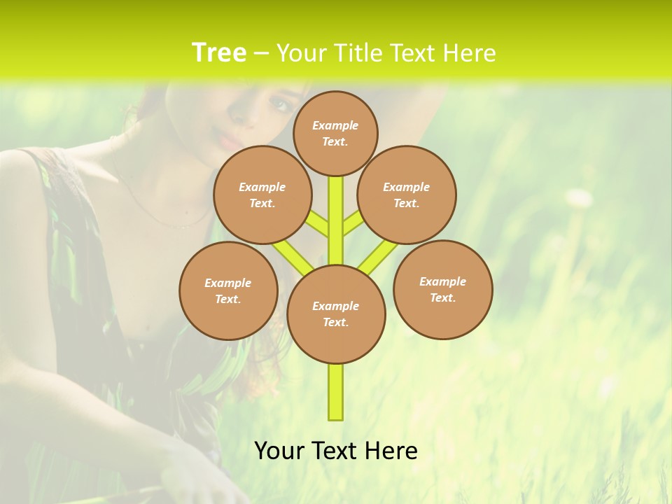 Young  Seductive PowerPoint Template