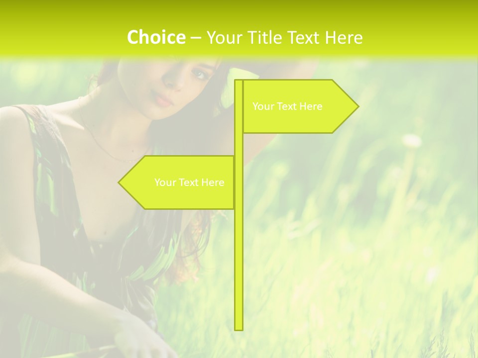 Young  Seductive PowerPoint Template