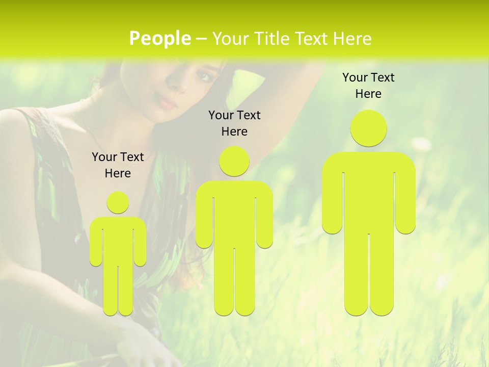 Young  Seductive PowerPoint Template