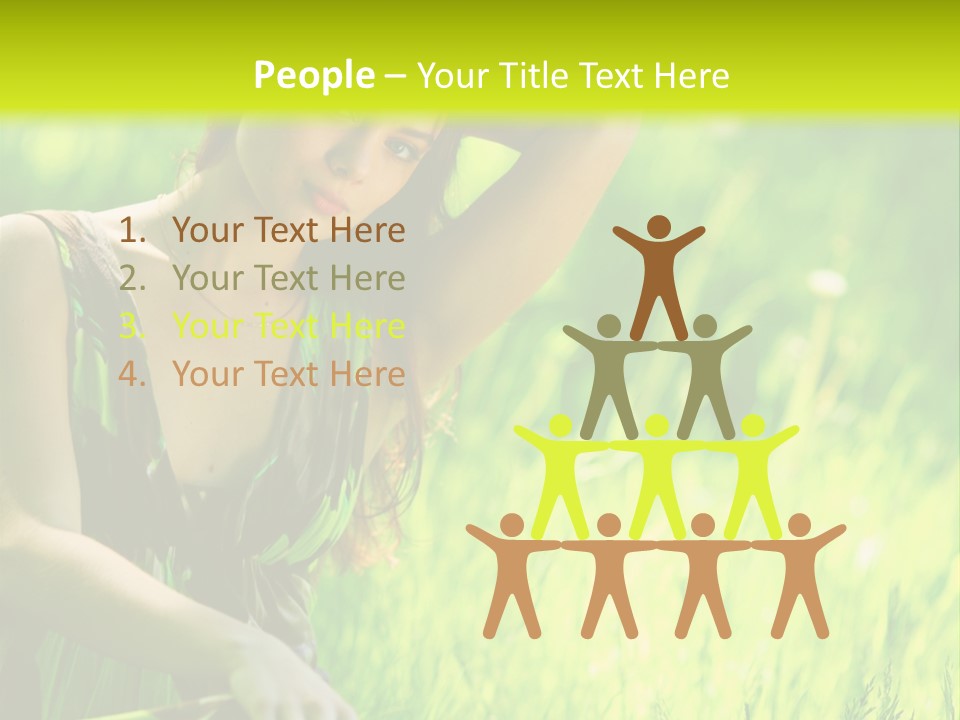 Young  Seductive PowerPoint Template