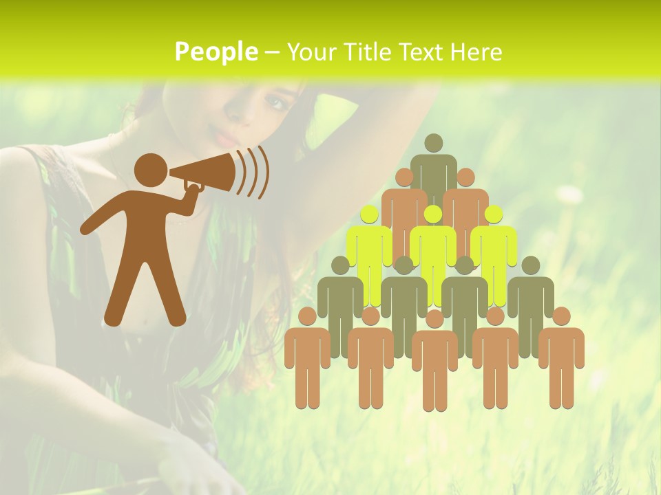 Young  Seductive PowerPoint Template