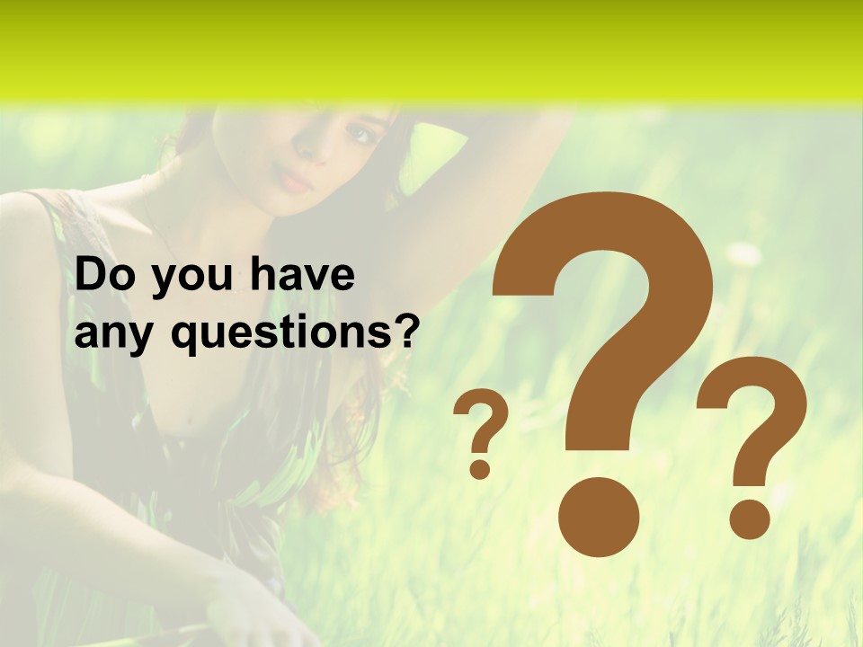 Young  Seductive PowerPoint Template