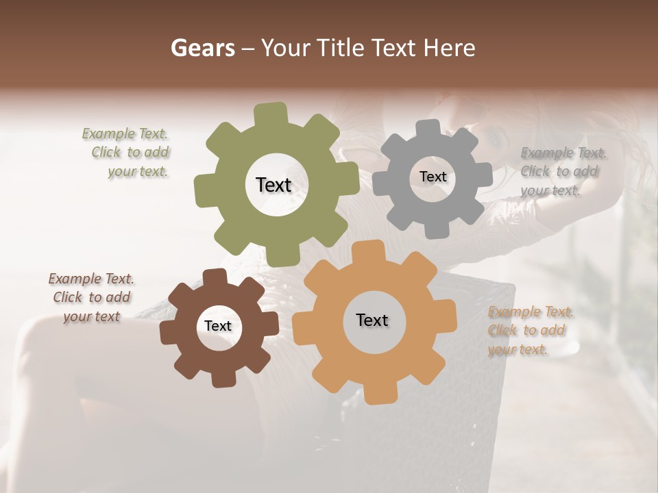 Young Cute Romantic PowerPoint Template