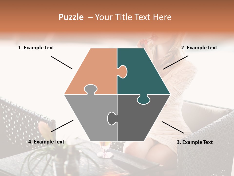 Leisure Blind  PowerPoint Template