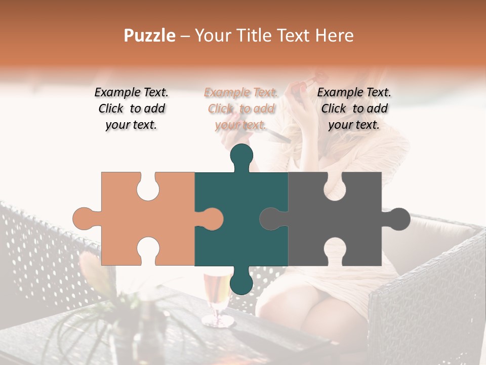 Leisure Blind  PowerPoint Template