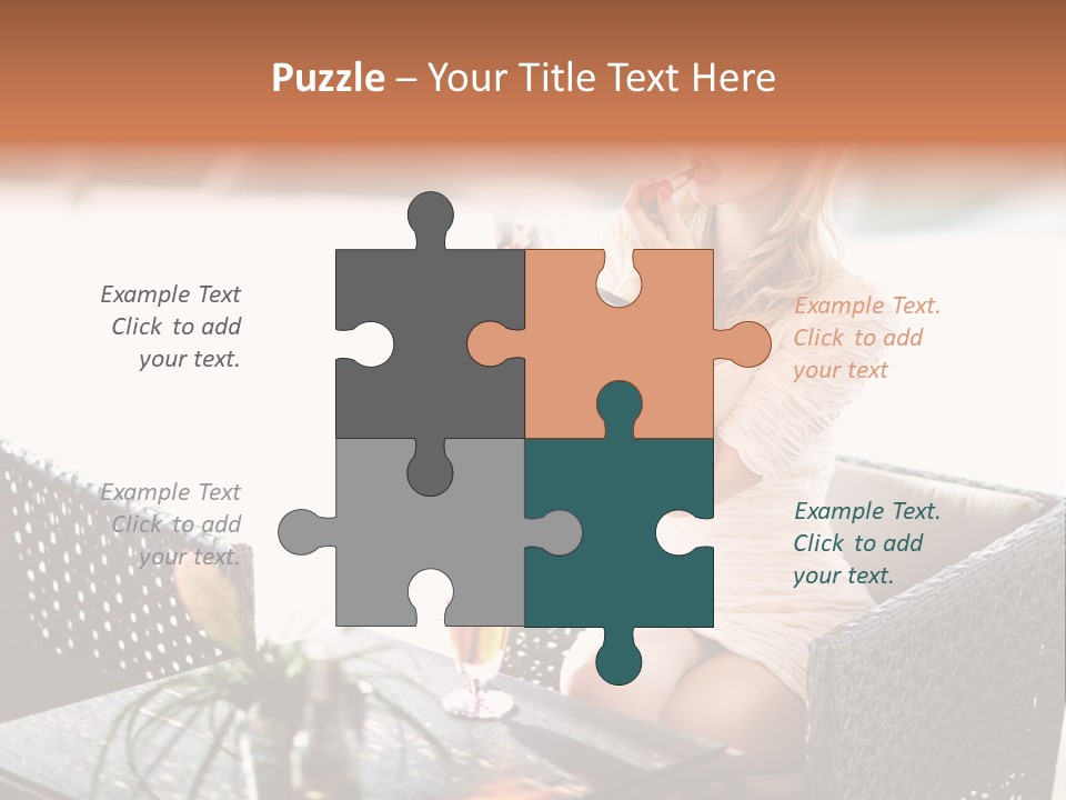 Leisure Blind  PowerPoint Template