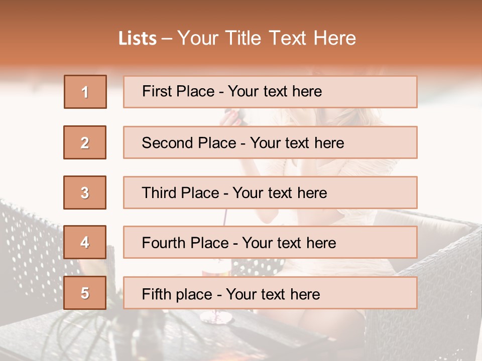 Leisure Blind  PowerPoint Template