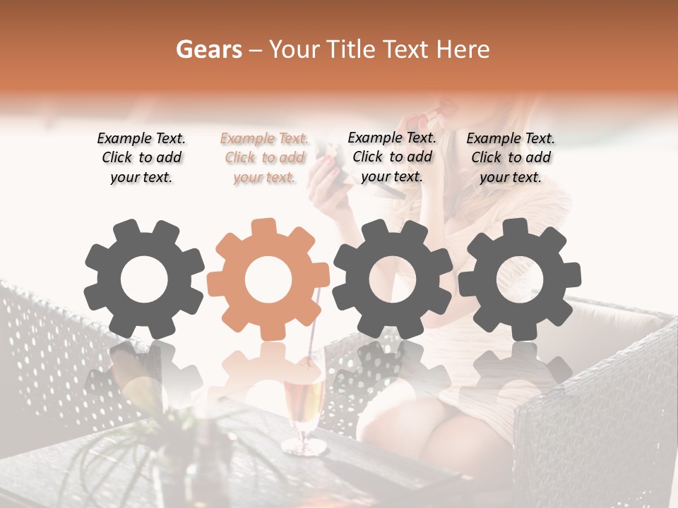 Leisure Blind  PowerPoint Template