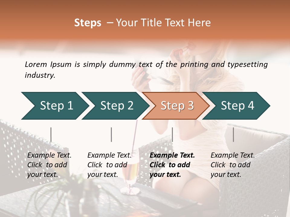 Leisure Blind  PowerPoint Template
