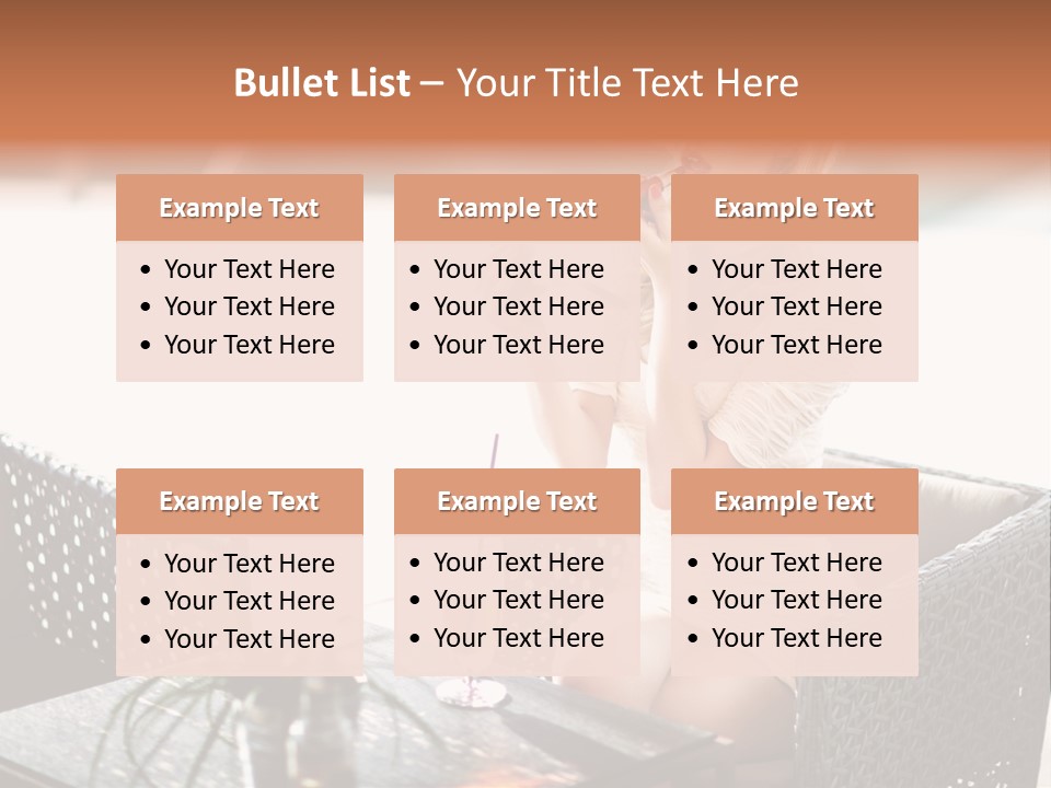 Leisure Blind  PowerPoint Template