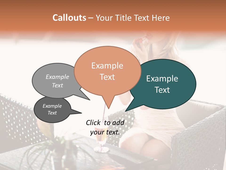 Leisure Blind  PowerPoint Template